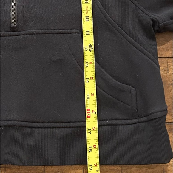 Lululemon Black Scuba Oversized Half-Zip Hoodie Size XS / Small Style LW3DMAS - Picture 11 of 13